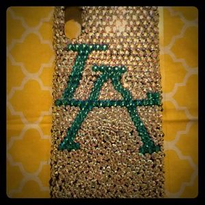 Custom IPhone X L.A. Swarovski Crystal Case
